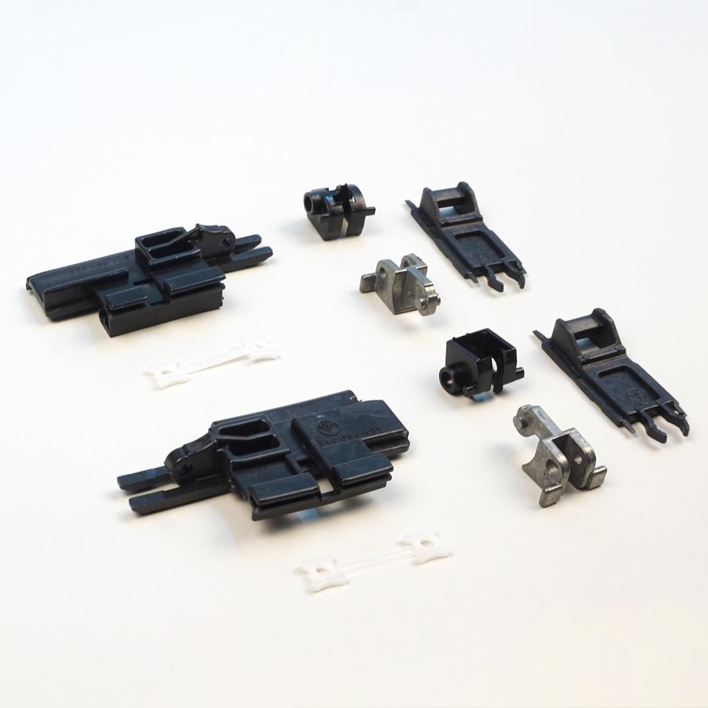 BSR676 10 kusů vodicí lišta posuvného střešního okna levá pravá sada držákových klipů pro BMW řady 5 E39 1996-2003 4/5 dveří X5 E53 2000-2006 811694522 811694523