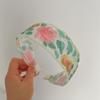 Luxury Embroidered Chinese Zanhua Wide-Brim Face-Washing Headband for Women
