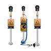 Industrial Intrinsically Safe Static Discharge Column with Sound & Light Alarm