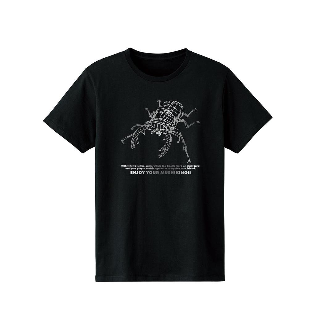 Mushiking: The King of Beetles, Femoralis Shiny Stag Beetle, Foil Print T-Shirt, Women's, Size L