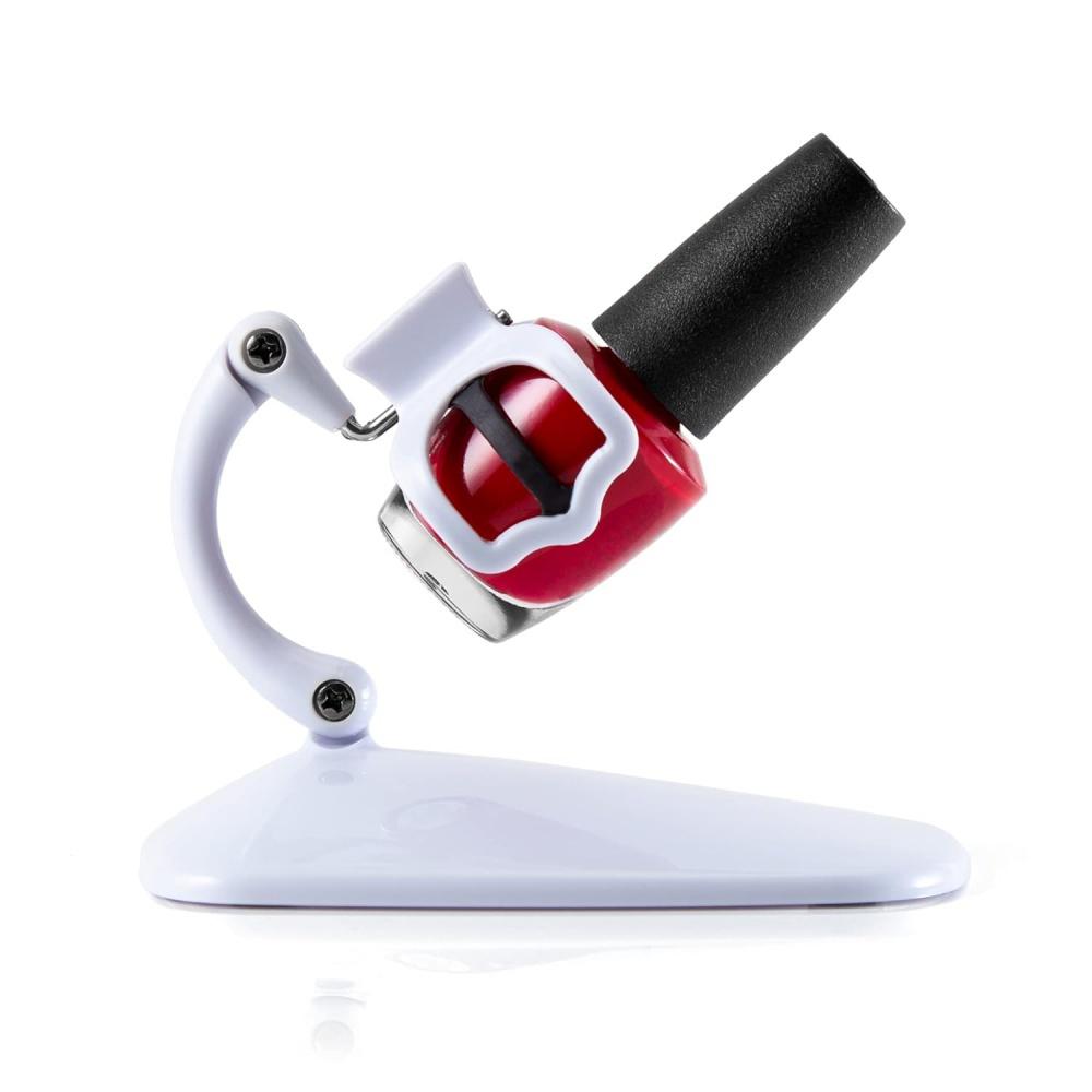Držák na laky na nehty - Držák na lahvičky s úchopem a hrotem - Příslušenství pro manikúru a pedikúru - Nástroj pro nail art - Stojan na laky na nehty odolný proti rozlití