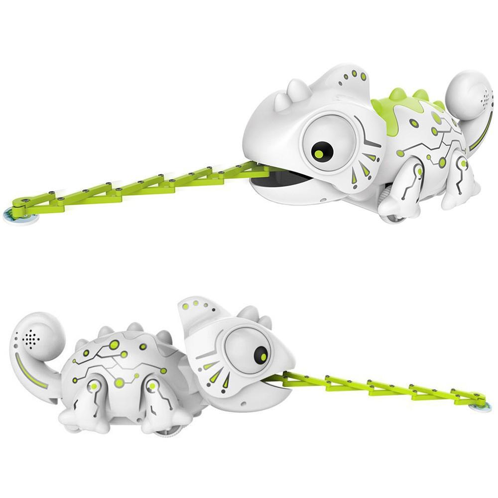 Remote Control Intelligent Chameleon Preys On Tongue-spitting Lizard Novelty Animal Cognitive Model Children's Toy