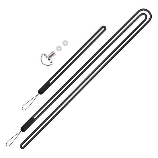 

Защитный ремешок Надежный, гибкий, легко чистится, с 1/4 винтом Подвесной ремешок для OSMO POCKET 3/для кармана 2/для Insta360 X3/X2 чёрный