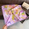 Korean version of commuting simulation silk printing silk scarf square scarf high-end shawl sunscreen neck professional scarf headscarf scarf