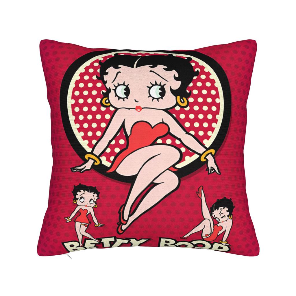 B-boopes b-bettyes Povlak na polštář Produktový potisk na povlak na polštář Povlaky na polštáře Domácí dekorace Čtvercový Více velikostí