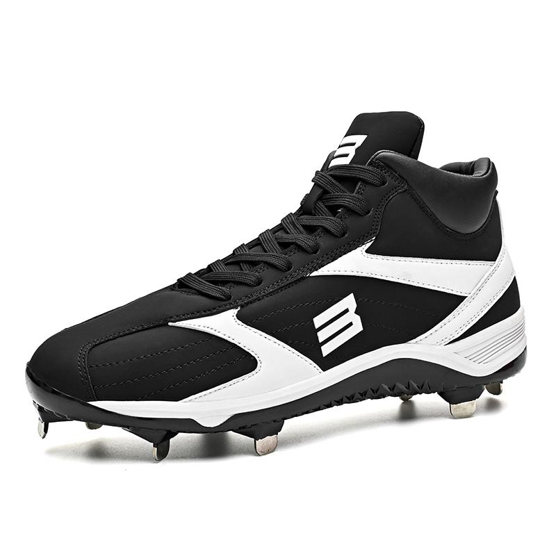 Men's Professional Baseball Shoes in Plus Size 38-47, Softball Shoes, Anti Slip Outdoor Nail Shoes, Men's Training Shoes