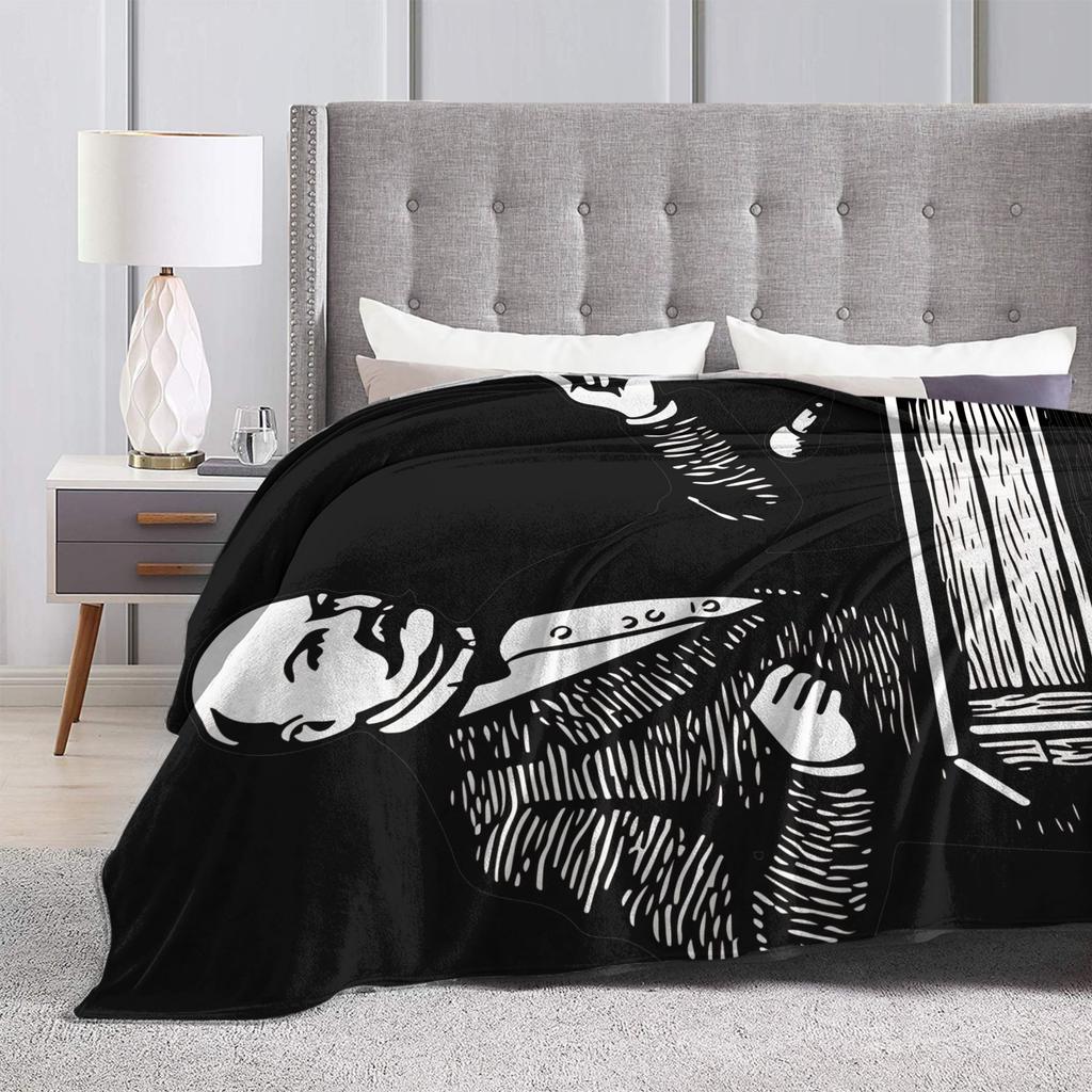 Lenin Joseph Stalin Blankets Quality Warm Soft Throw Blanket Winter Boy Girl Bedroom Print Bedspread