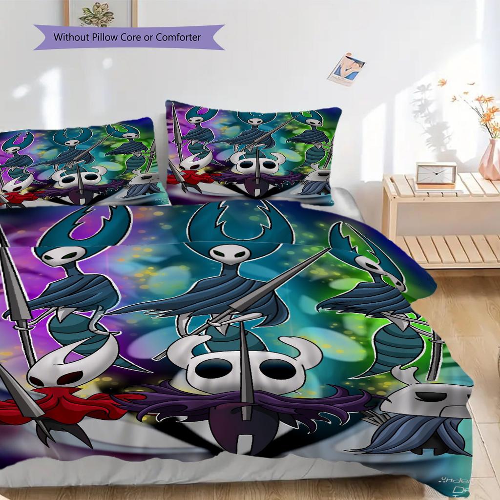 Skull Guardians Dynamic Ensemble Threepiece Set 1 Duvet Cover 2 Pillowcase Without Core Soft And Comfortable Bedding Set