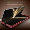 For Honor Magic V5 5G Magnetic Case Skin Touch TPU PU Leather PC Phone Back Cover with Foldable Lens Kickstand