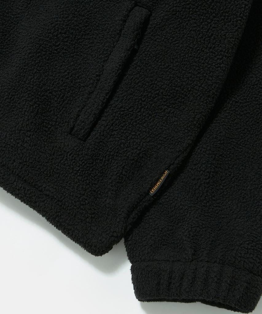 Columbia University Panel Raglan Polar Fleece Zip-Up Jacket_Black