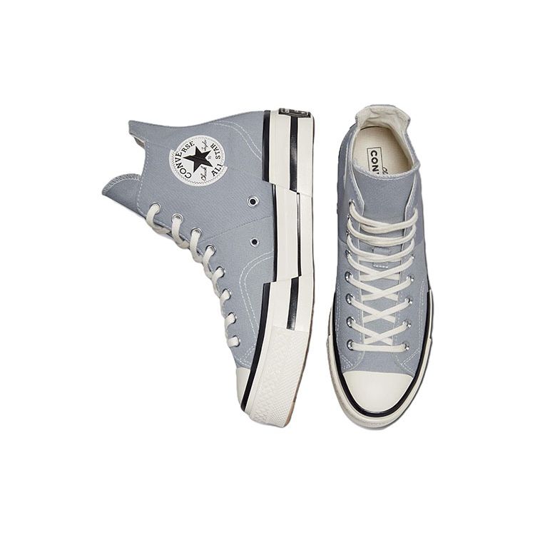 Converse Chuck 70 Plus High Ash Stone Sneakers Unisex Szare Białe Czarne A00741C