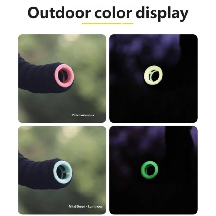 2Pcs Hollow Bicycles Handlebar End Cap Mountain Bike Handle End Cover Noctilucent Bicycles Handlebar Grip Plug Enduring