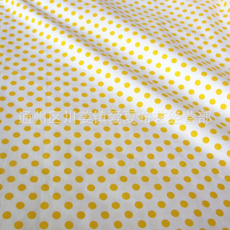 Polka Dot Twill Cartoon Cotton Bedding Fabric