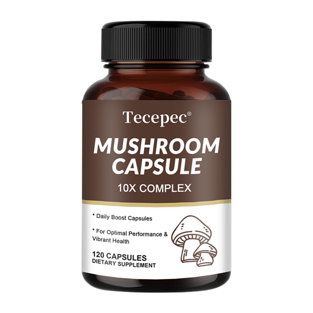 Reishi Extract Dietary Supplement, With Shiitake Extract, Lions Mane, 120 Capsules 120 Capsules