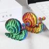 Jouet Modèle d'Escargot Simulé Imprimé en 3D Ornement Sculpture Animale Amusante Décoration de Bureau Pour Enfants Cadeaux Cadeau Unique