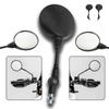 Motorcycle Foldable Round Rear Side Mirror 10MM For ATV KTM Yamaha Suzuki Harley Universal Pit Dirt Bike Motocross Accessories