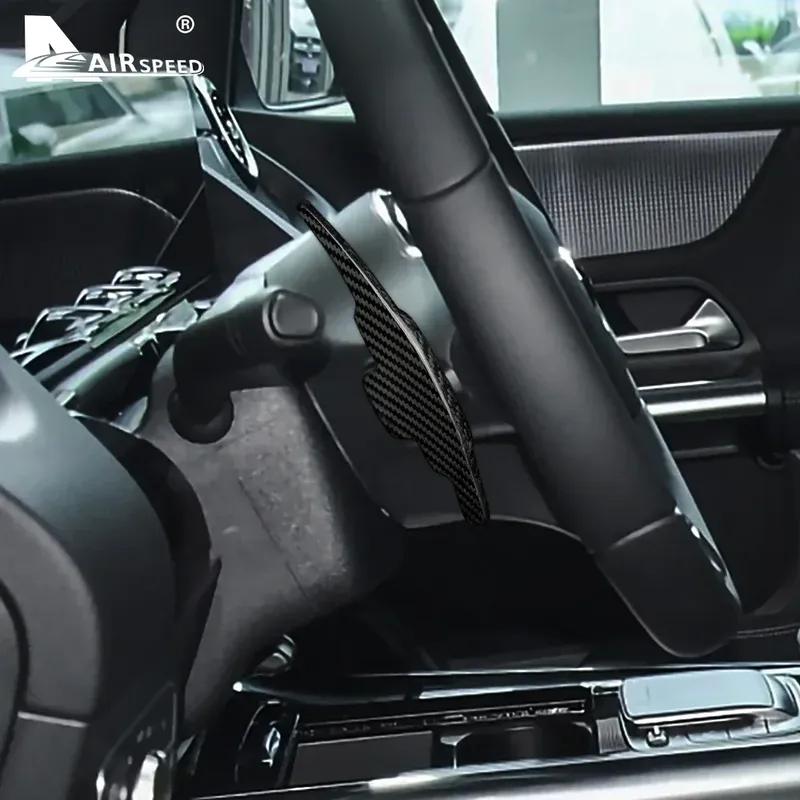 Steering Wheel Paddle Shifter Accessories Hard Dry Carbon Fiber For Mercedes Benz A B C E Class W205 W213 CLA GLA GLC