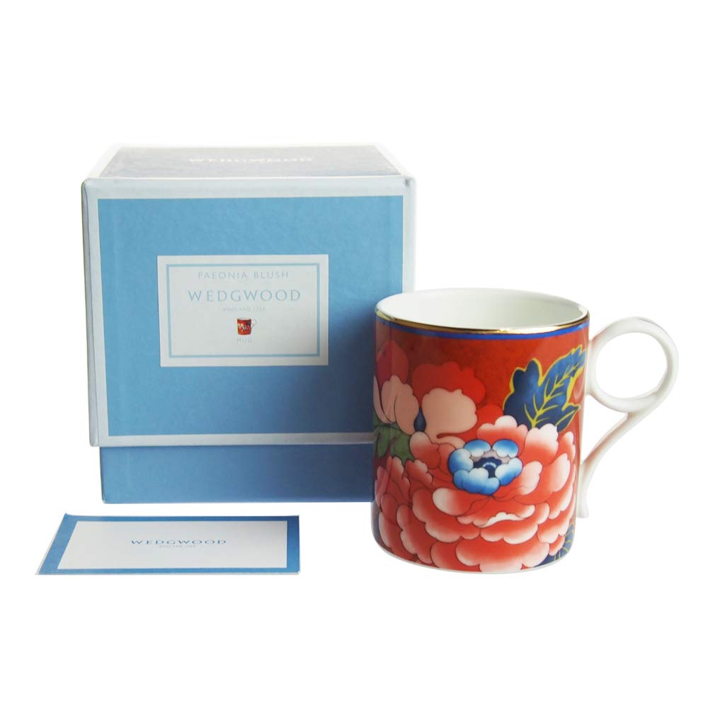 Wedgwood 40032115 Mug, Red, 250ml, Peony,