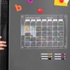 6 Markers Acrylic Erase Boards Clear Magnetic Fridge Calendar Erasable Planning Note Board  Office