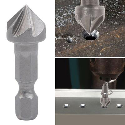 High Strength Chamfer Drill Bit Heat Treatment Good Chip Removal Compact Chamfer Countersink Plastic