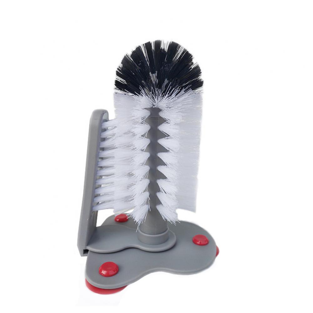 Cup Scrubber Suction Wall Lazy Bottles Brush Functional Kitchen Clean Accessories Cleaning Cup Brush Cleaning Brush Durable
