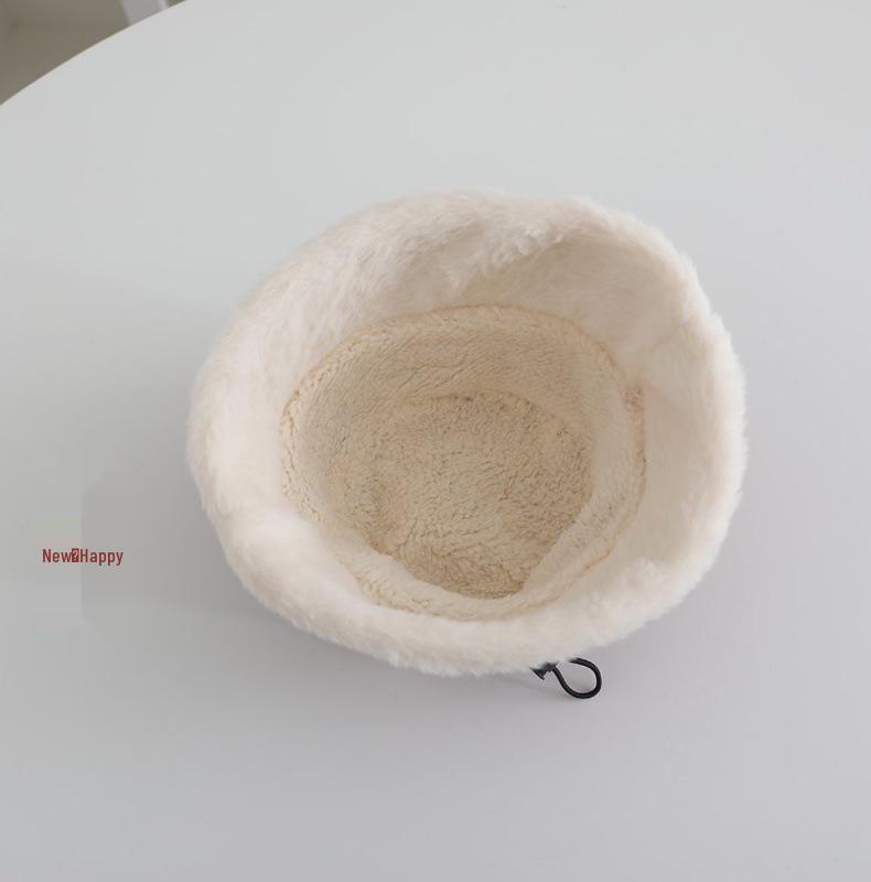 Children's Winter Fisherman Hat: Festive Plush Bucket for New Year and Christmas