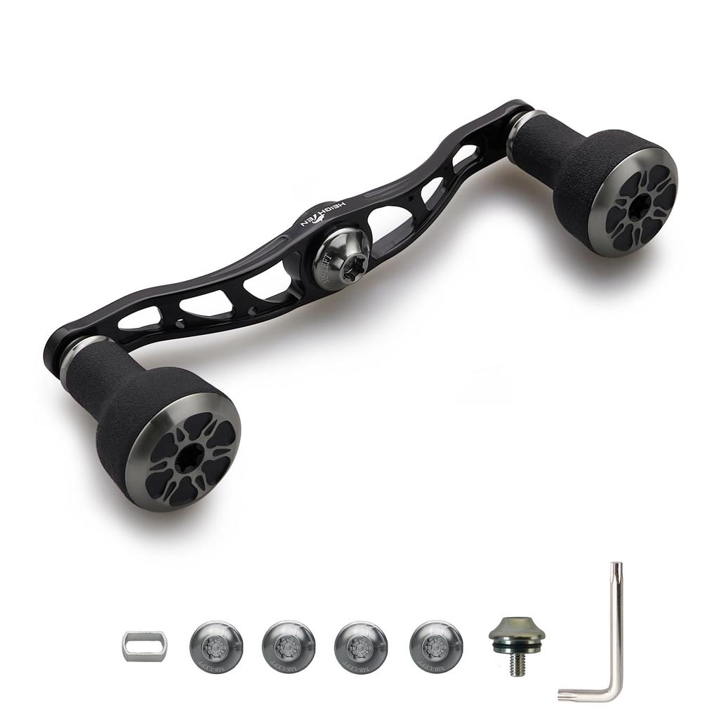 HEIGHTEN 105mm/120mm Reel Handle with 24mm TPE Knob for Shimano