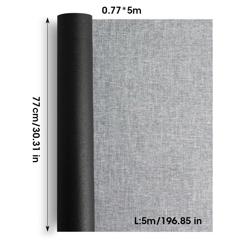 5M/Roll Cotton Canvas Roll,White Black Blank Specialized Suitable for Oil Painting,Acrylic Pigments,27,37,47,,57,67,77,87cm Wide