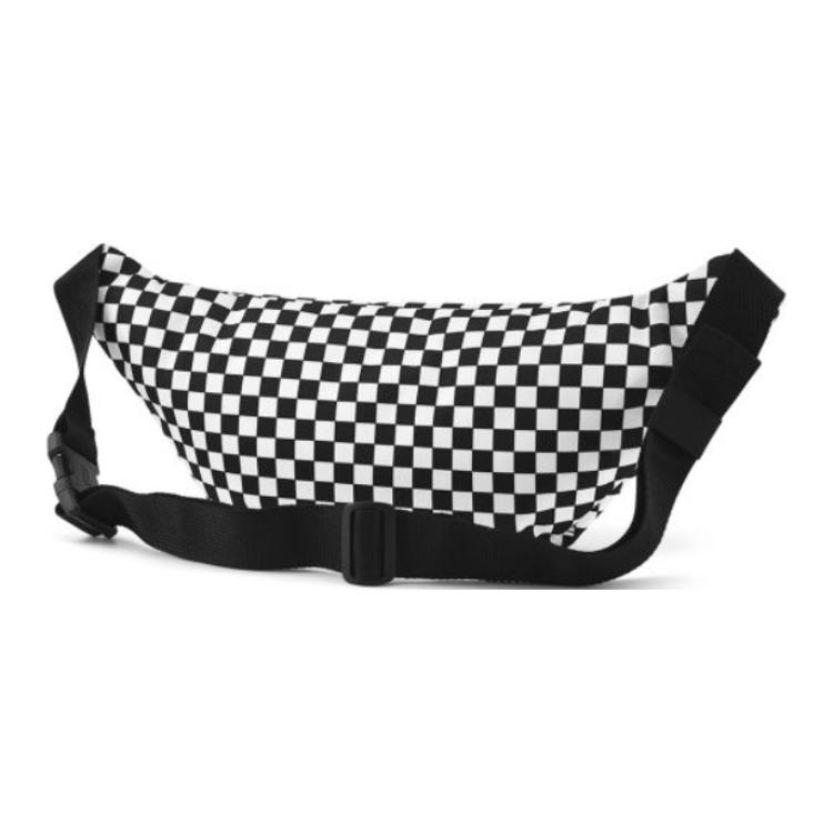 Vans Black And White Checkerboard Zipper Waist Bag Men waist bag VN0A2ZXXHU0