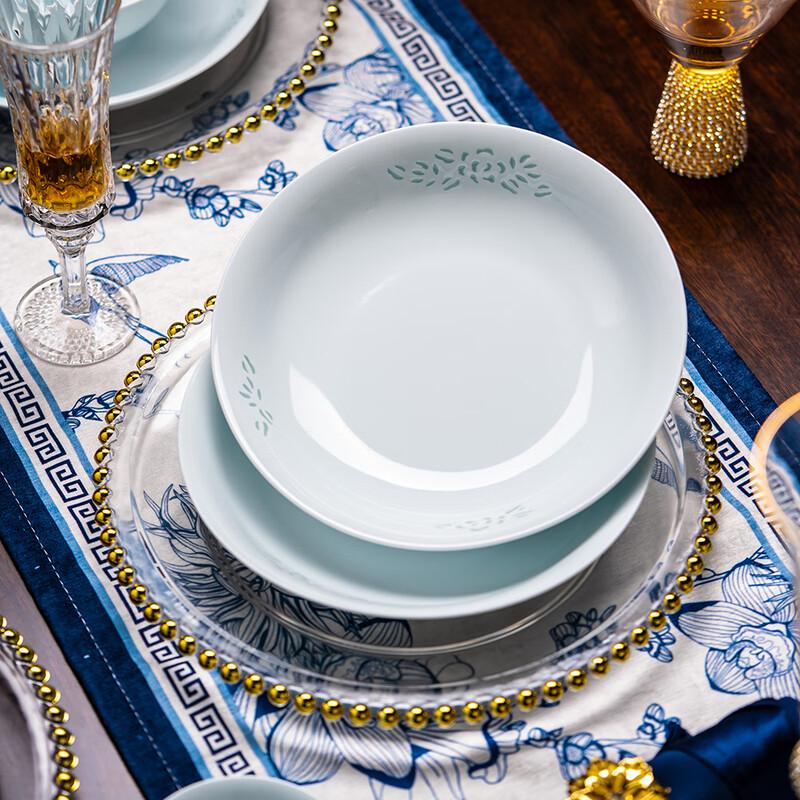 Jingdezhen Celadon Underglaze Dinnerware Gift Set