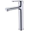 Tall Brass Single-Handle Hot/Cold Basin Faucet