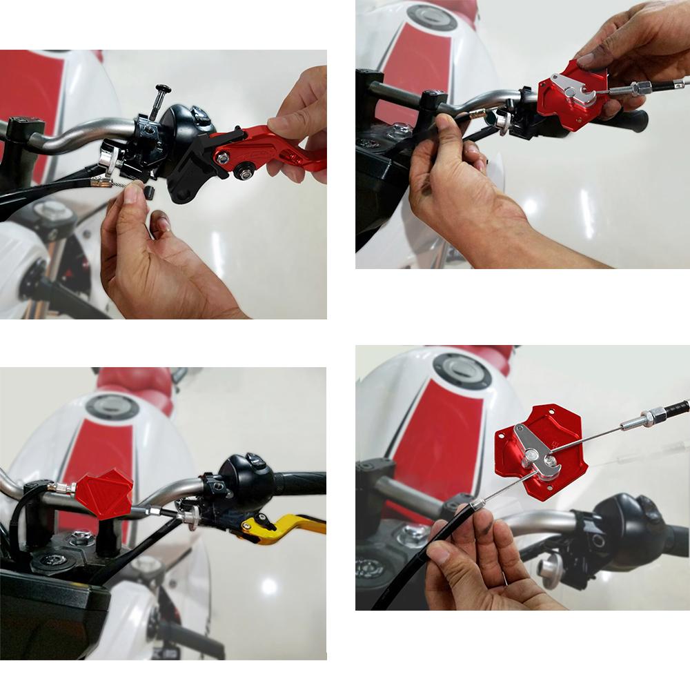 CNC Short Stunt Kupplungshebel Easy Pull Kabelsystem FÜR Kawasaki NIANJA 1000 Tourer Z1000 Z1000R Z1000SX NINJA1000 Z125
