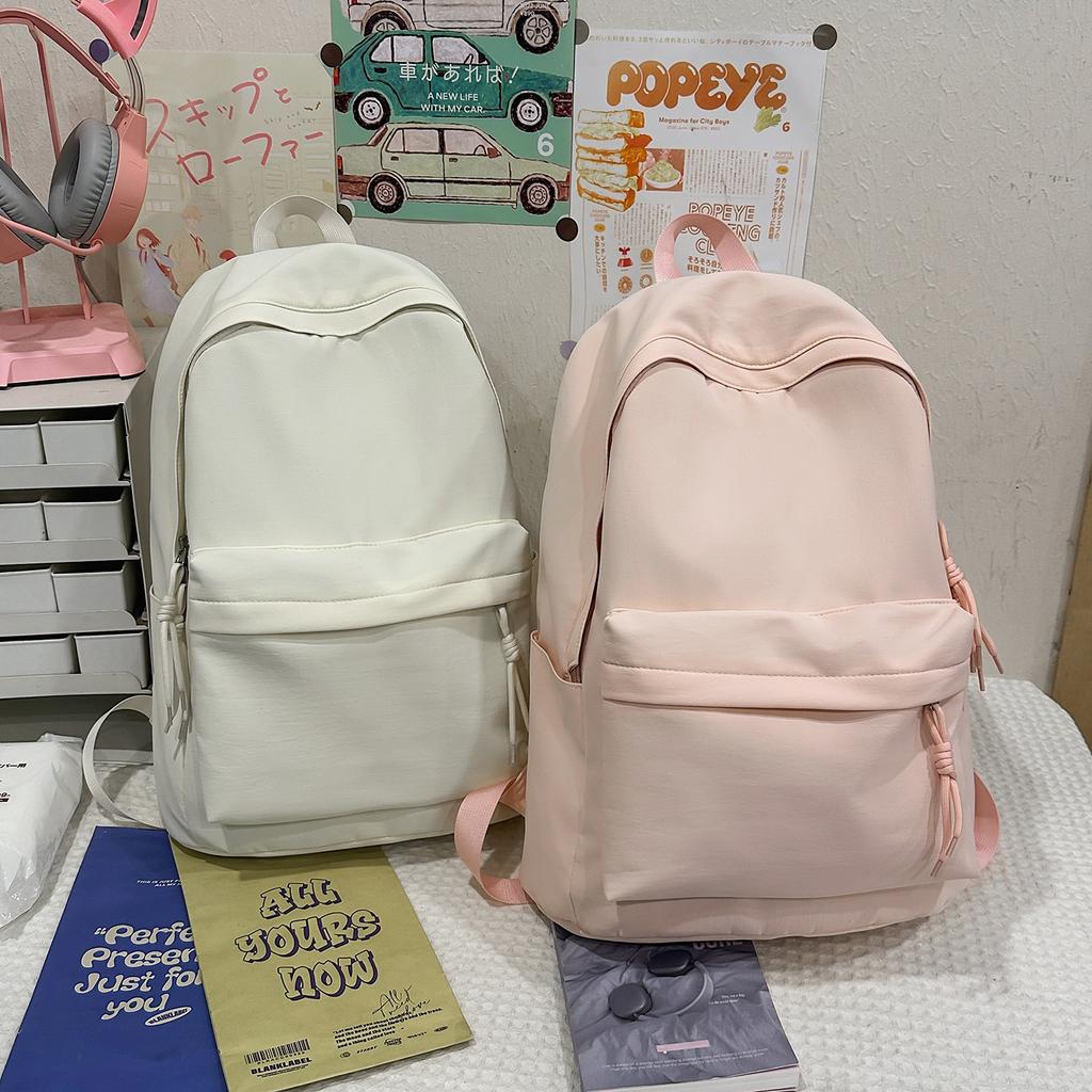 Schoolbag Korean version fashion junior high school college student schoolbag large capacity couple travel backpack printable Japanese backpack