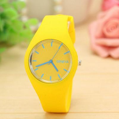 Trendy Unisex Paar Uhren Trendy Kinder Frauen Genf Männer Heißer Verkauf Silikon Analog Koreanische Sport Uhr Gelee Uhren Hohe Qualität Student Unisex