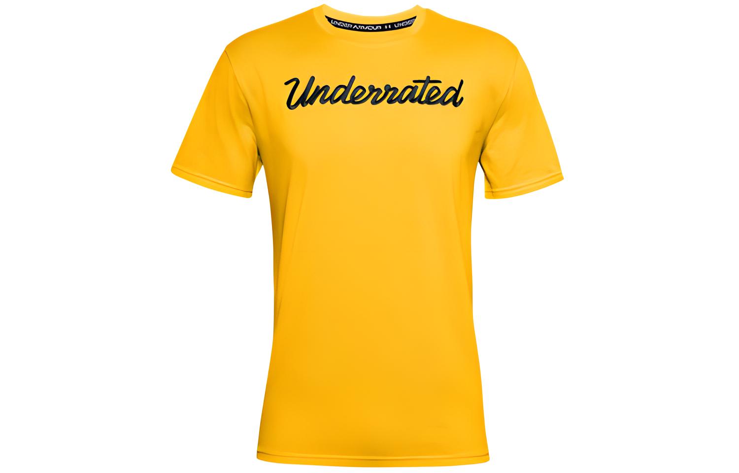Under Armour T Shirt Men s Bright Yellow 1359932-790 L