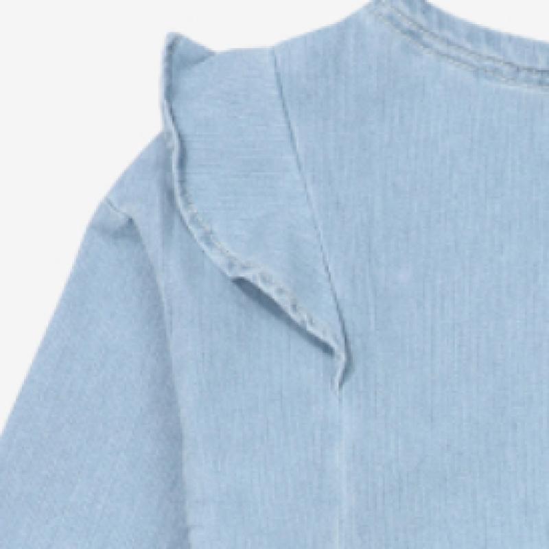 [fila Kids] Girls Denim Dress  Fk2opf1110f Lde  q0zFk2opf1110fLde