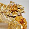 Creative Pastry Tray Retro Golden Glass Plate Craft Fruit Plate  Office
