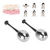 2pcs Facial Ice Globes Stainless Steel Facial Massage Reduce Puffiness Eliminate Fine Lines Ice Globes for Facial Skin Care