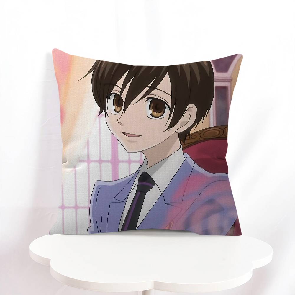 H-Haruhi Fujioka Cartoon Ahornblatt Design Kissenbezug Fröhliche Herbsternte Dekor Feiertagsdekor Kissenbezug