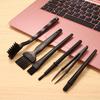 Dust remove Plastic Handle For Keyboard Computer Cleaners Anti Static 6 in 1 Keyboard Brush Kit