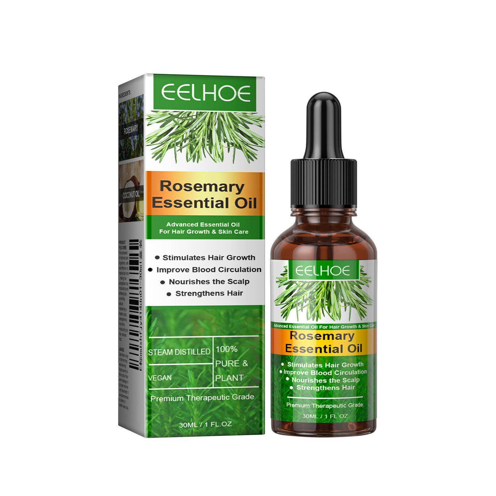 EELHOE Rosemary Hair Oil: Gentle Scalp Care for Smooth, Shiny, and Naturally Voluminous Hair