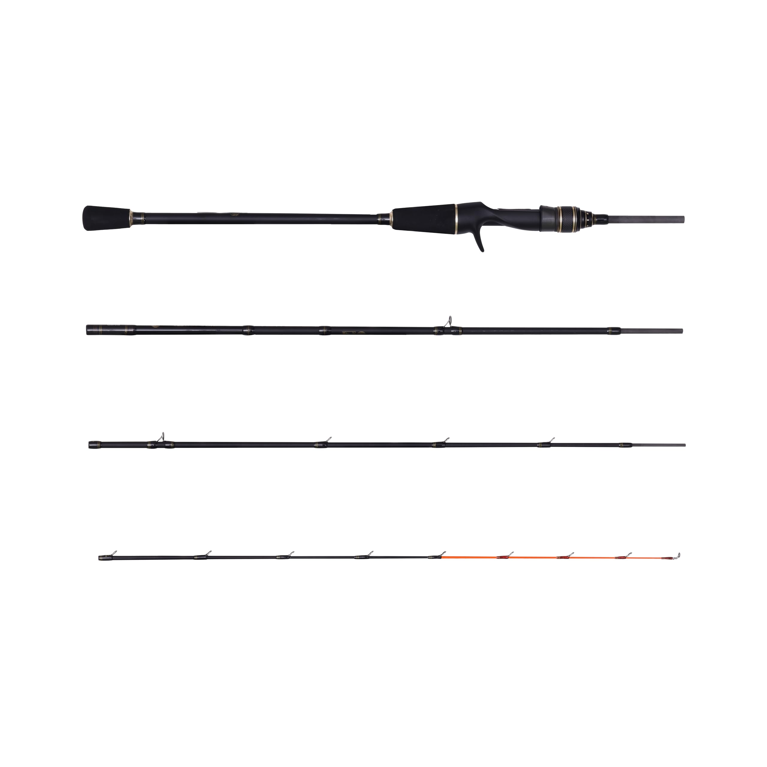 

AbuGarcia Kurofune KKWC-180S - 8:2 Tip Action Mobile 4-Pack Rod for Filefish, Train, Travel