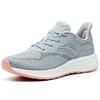 Anta Lightweight Cushioning Running Shoes Women Sneakers Gray White 12835588-2