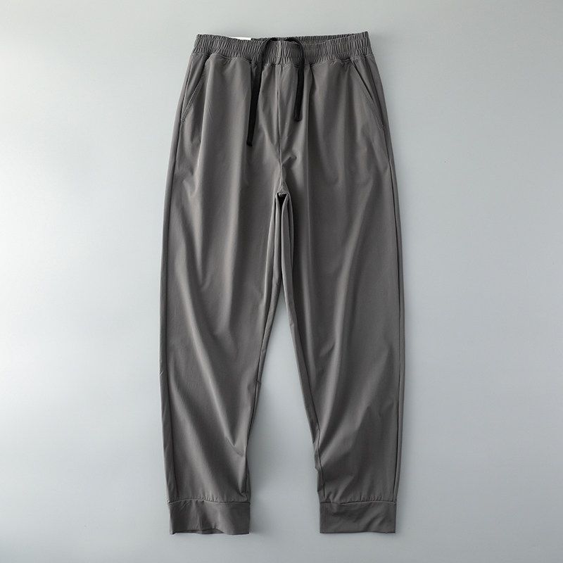 Quick-Drying Woven Breathable Ice Silk Export Men's Sweat Pants