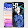 Heißes Anime Blue Lock Handyhülle für Apple iPhone 17 Air 16 15 Plus 14 + 13 Mini 12 11 Pro Max 7 8 SE 16Max Weiche Schutzhülle Coque