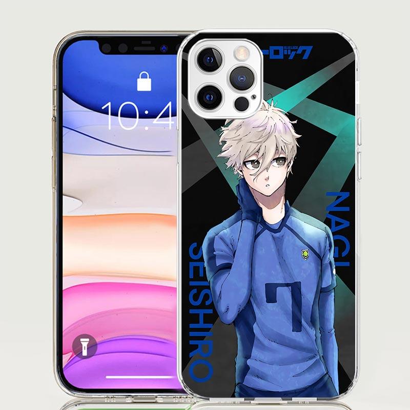 

Hot Anime Blue Lock Phone Case for Apple iPhone 17 Air 16 15 Plus 14 + 13 Mini 12 11 Pro Max 7 8 SE 16Max Soft Shell Cover Coque iPhone 17 Pro Max