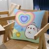 Anime Cute M-Molang Maple Design Cushion Cover Happy Autumn Harvest decor Holiday Decorati Pillow Cover