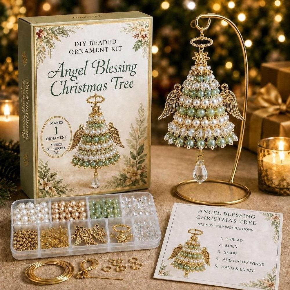 DIY Weihnachtsbaumschmuck-Set Perlen-Weihnachtsbastelset Festliche Feiertagsaktivität
