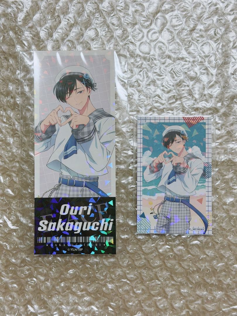 [USED] Which way is Tamon-kun now!? Lottery Prize C: Ticket-style hologram card - Sakurari Marin (bonus item)