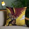 Anime M-My Hero Academia H-Hawks Pillow Case Anti-Dustmite Invisible Zipper Sofa Bed